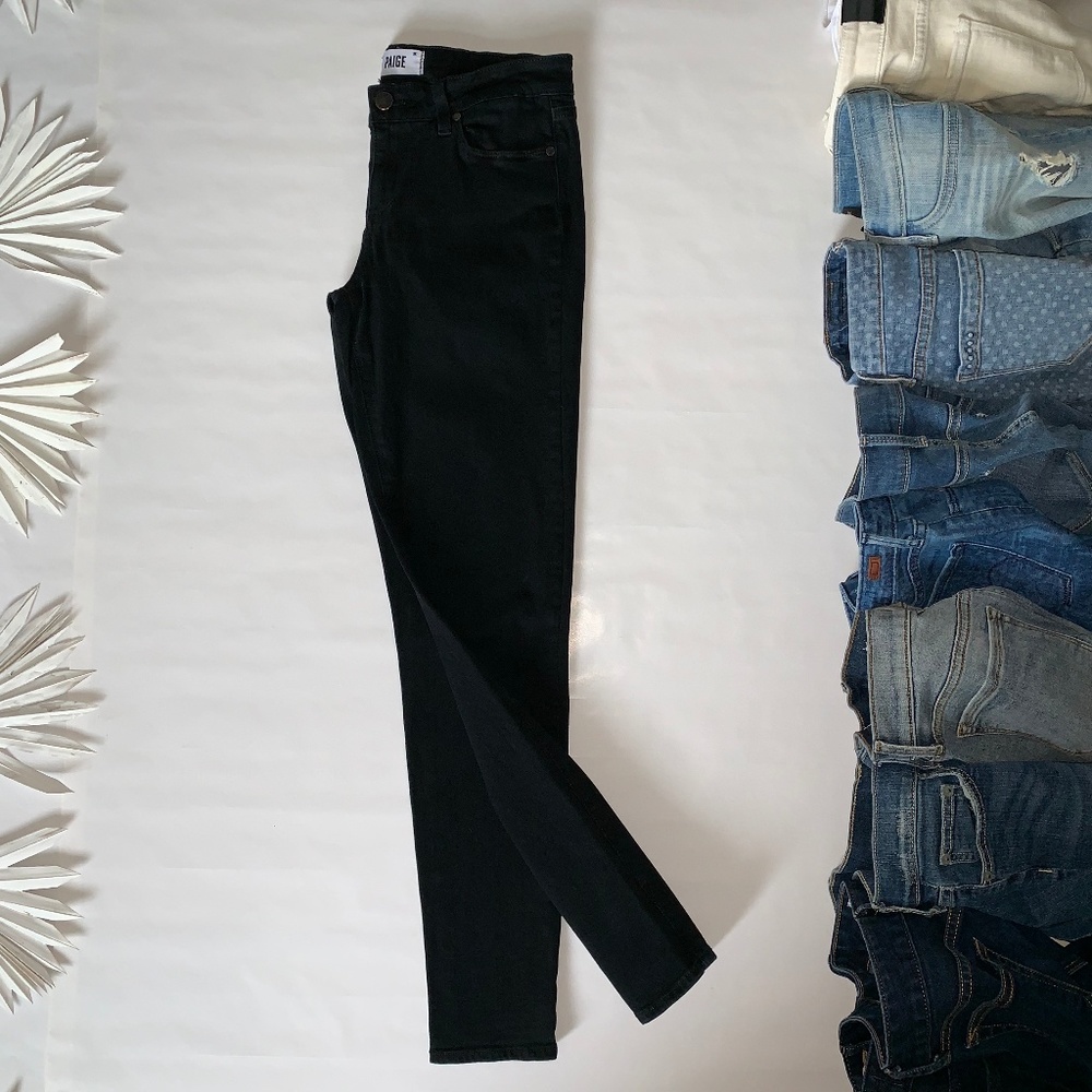 PAIGE | verdugo ultra skinny jeans | black | 28